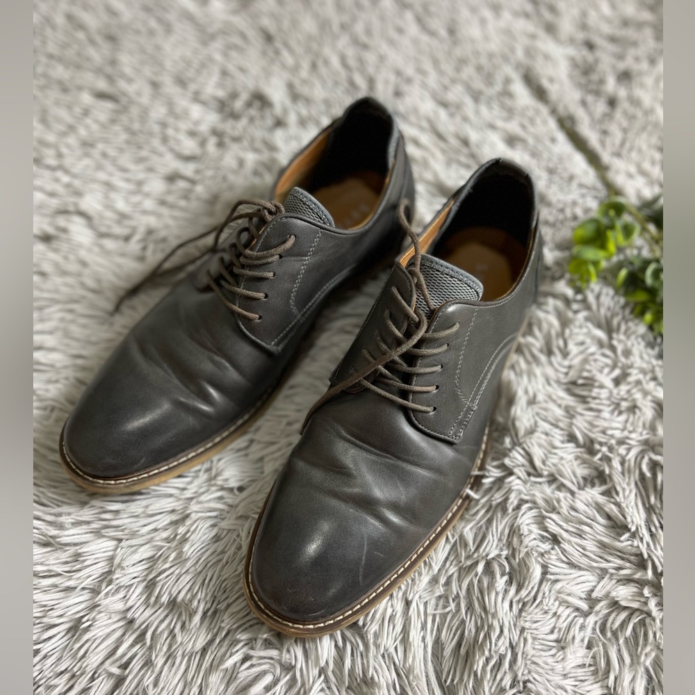 Seven 91 grey lace up Oxford loafer size 12